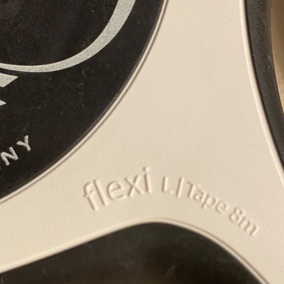 Flexi L Retractable Dog Leash Tape 8m/26 ft Up to 110 lbs Black White Germany - Picture 4 of 4